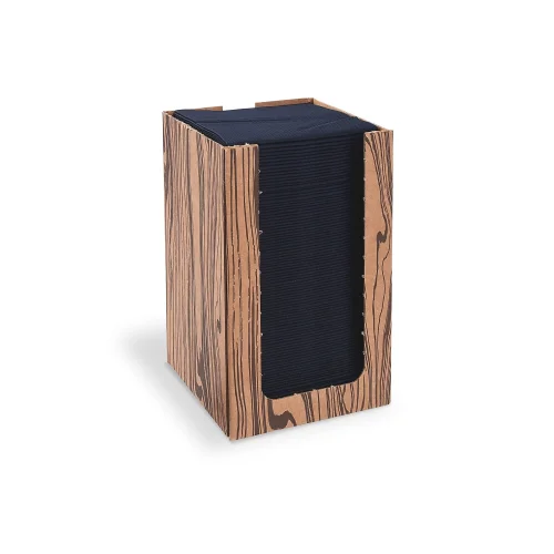 Serwetki czarne Airlaid Premium 20 × 20 cm